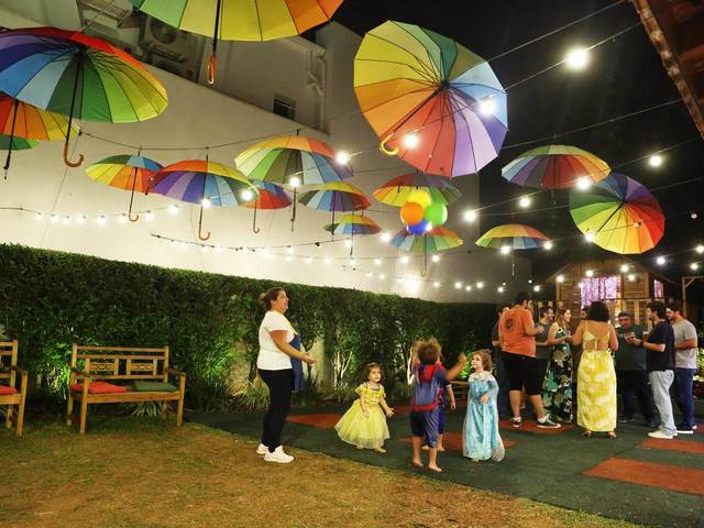 Fotografia Infantil de Fotografia de Aniversario Infantil Campinas - Alice 4 anos - Borboletá Espaço de Festas e quintal