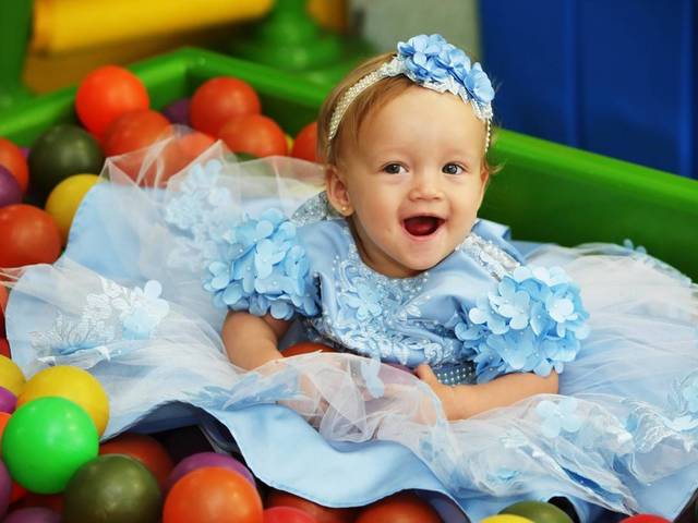 Fotografia Infantil de Fotografia de Aniversario Infantil Campinas - Fiorella 1 ano - M5 Fun Campinas