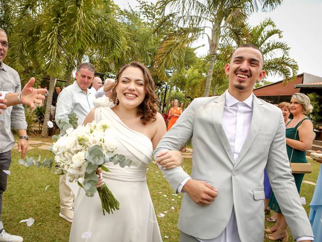Fotografia de casamento de Casamento Campinas Carol e Vinicius - Chácara Caminho de Luz