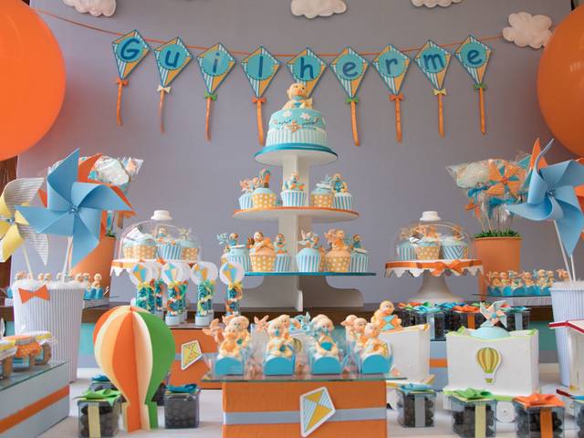 festas de Chá de Fraldas do Guilherme