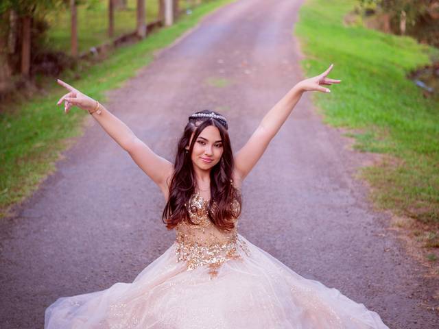 ensaio fotográfico de Ensaio de 15 anos Giovana Gabriely