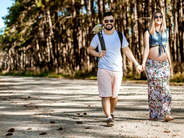 Ensaios de Ensaio Gestante - Giseli + Rafael + Theo