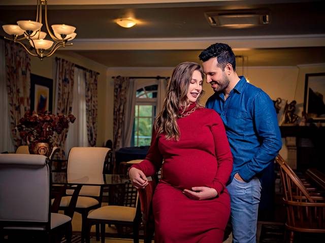 Gestante de Iara e Rodrigo - Esperando Benjamin