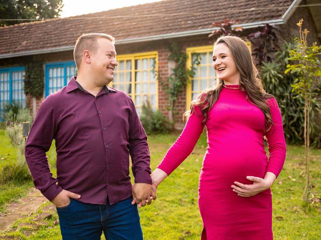 Gestante de Amanda e Leonardo - Esperando Maitê