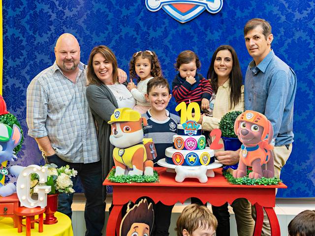 Aniversários de Martin fez 10 e Gabriel 2