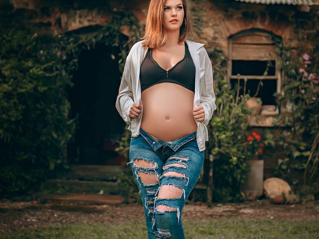 Gestante de À espera do Bruninho - Milena Bencke