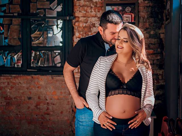 Gestante de À espera da Ana Laura - Bruna e Márcio
