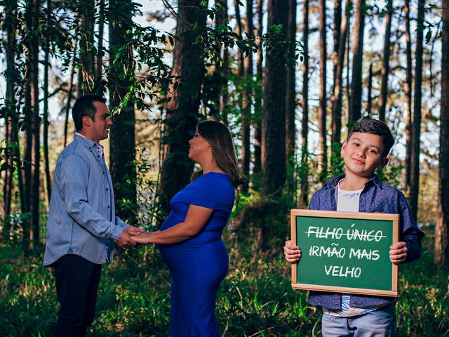 Gestante de Esperando o João Marcos - Thanise & Everton