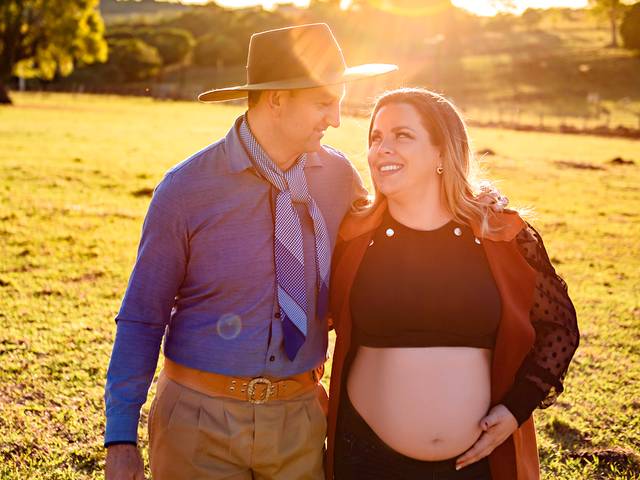 Gestante de Andriéle e Cristiano - Esperando Benjamin