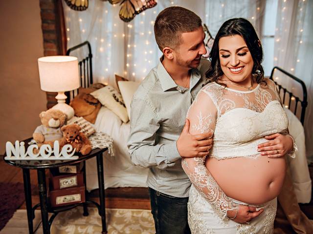 Gestante de Jaque e Tiago - Esperando Nicole