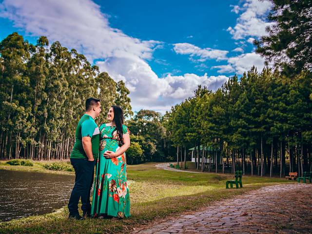 Gestante de Sabrina e Deivison - Esperando Cecília