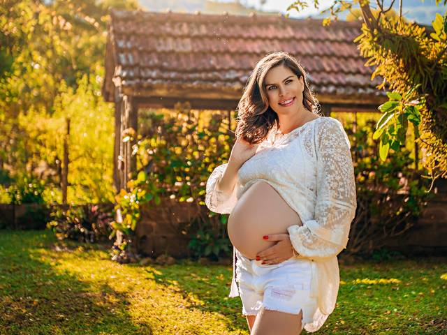 Gestante de Fernanda e Henrique - Esperando Eduarda