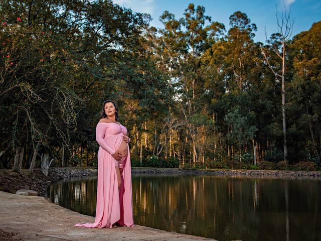 Gestante de Andriele e Vandré - Esperando Manuela