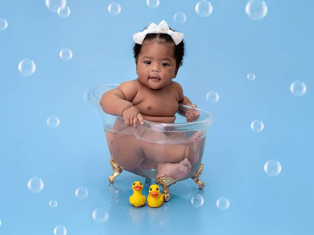 Acompanhamento Mensal Menina de Ísis - 5 meses