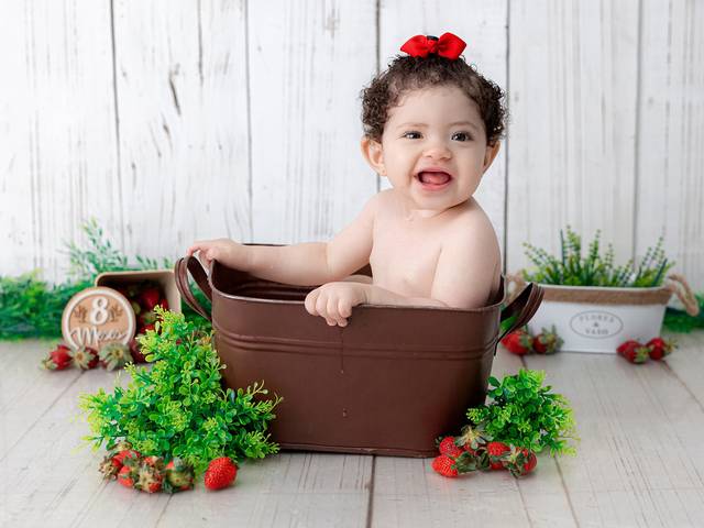 Acompanhamento Mensal Menina de Giovana - 8 meses