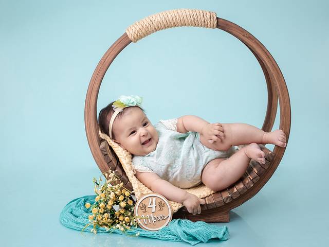 Acompanhamento Mensal Menina de Aurora - 4 meses