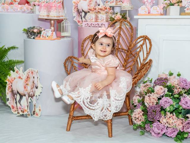 festa infantil de Festa de 1 ano Katherine