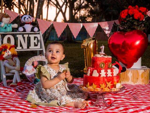 Ensaio Infantil de Smach the fruit AnaAlice 1 aninho