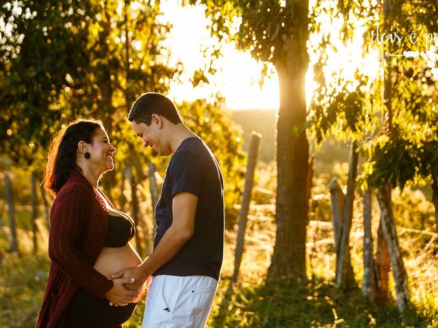 Gestante de Barbára e Diego à espera de Helena