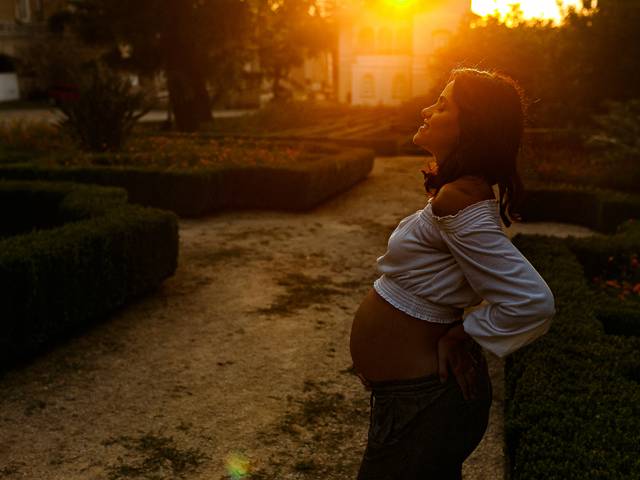 Gestante de À espera do Nicolas - Sessão de gestante - Aveiro