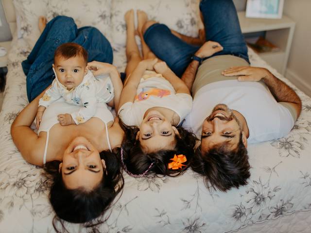 Infantil de Luiza e família