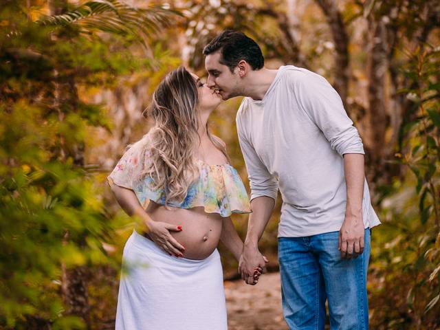 Gestante de Patrícia e Gustavo à espera do João