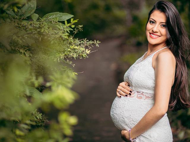 Gestante de Tainá e Halley