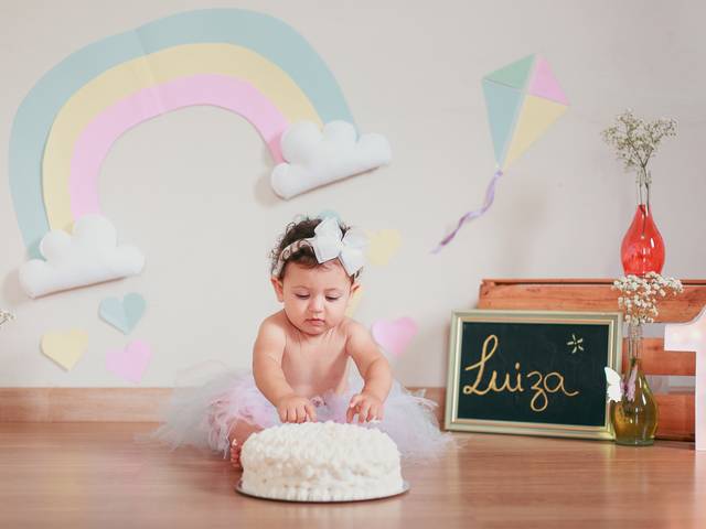 Infantil de Smash the cake Luiza