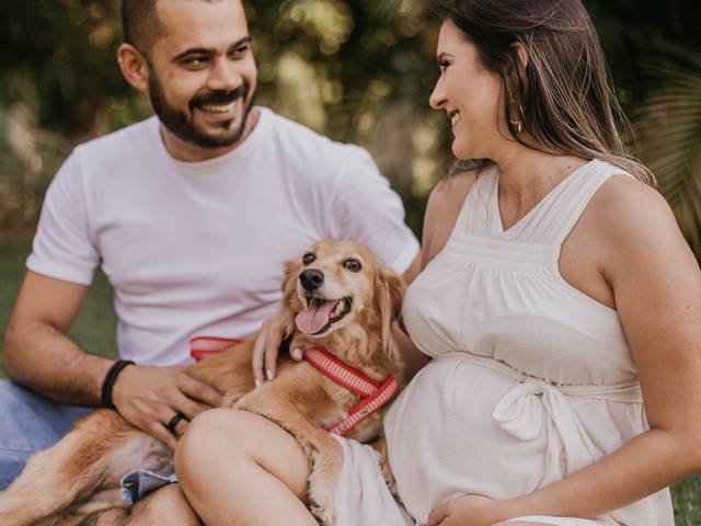 Gestante de à espera do Vitor