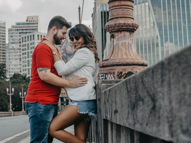 Casal de Sara e Renan