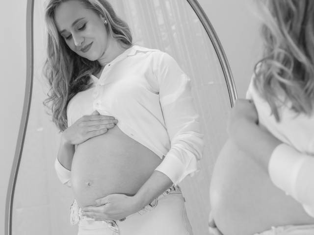 Gestante de Ensaio Gestante Em Estúdio