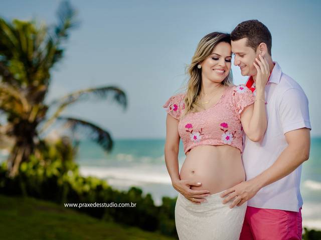 Gestantes de Ana Carina e Elenilson na espera da princesa Clarice