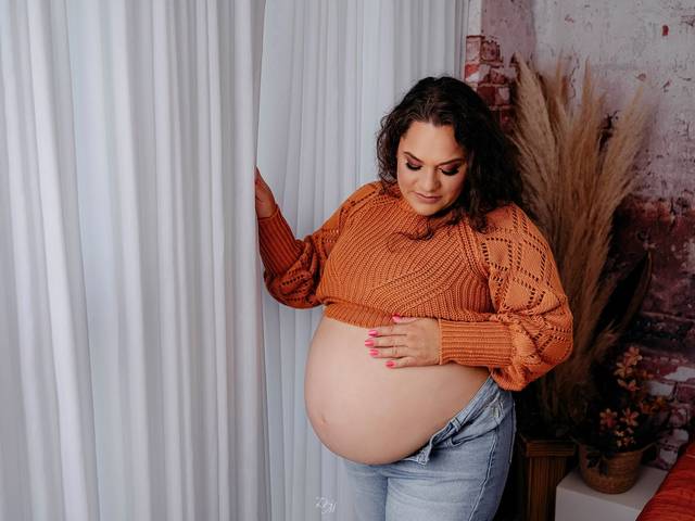 Gestantes de Luciana a espera do Rafael