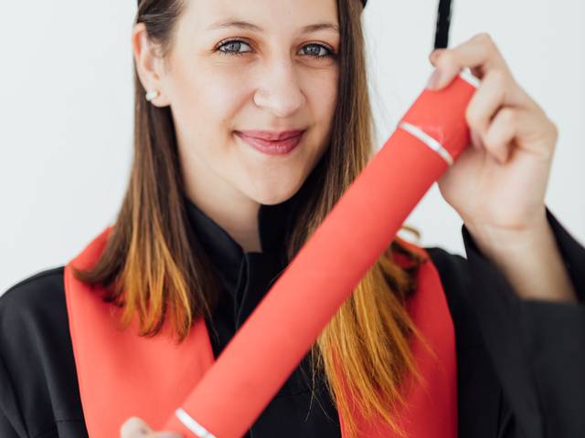 Ensaio de Hello - formanda em Direito