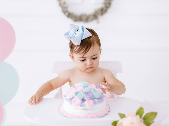 Cake Smash de Cake Smash da Malu