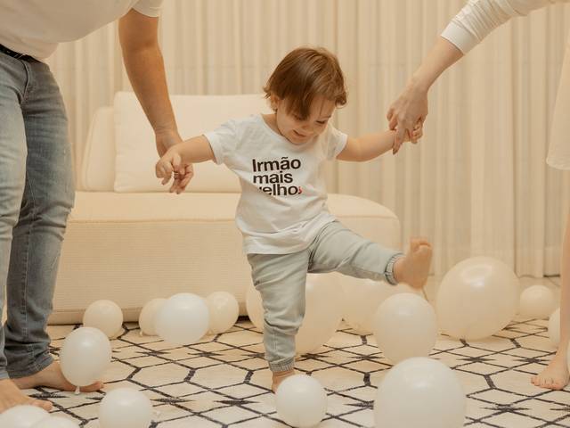 Família de Ensaio Revelação - Lorenna, Raphael e José