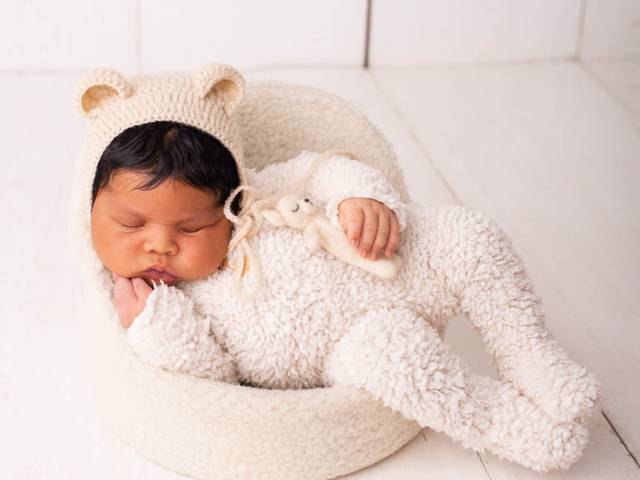 Newborn de Sessão de fotos newborn do Ravi