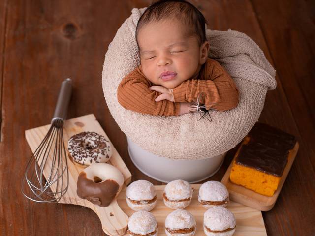 Newborn de Sessão de fotos de recém nascido do Miguel