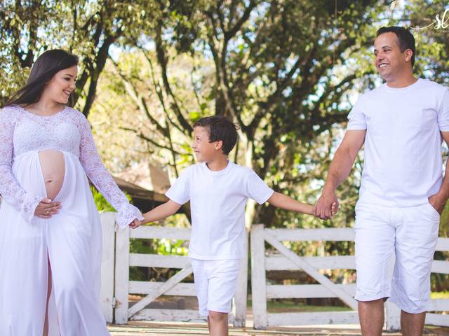 Gestantes de Francielle à espera da Laura