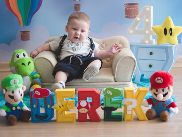 Acompanhamentos de Derek - 4 meses