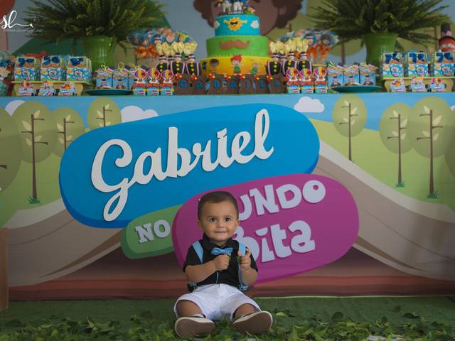 Aniversário Infantil de Aniversário Gabriel - 1 aninho