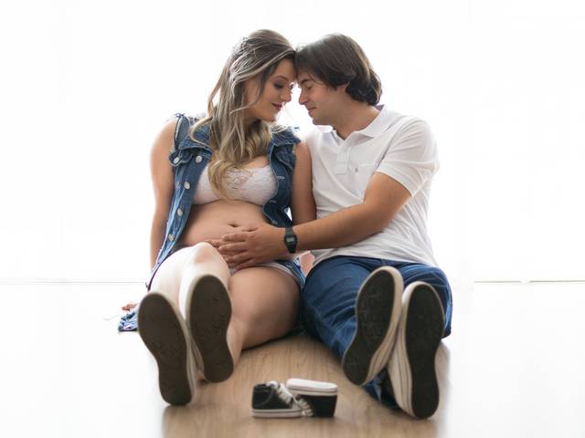 Gestantes de Patrícia à espera de Andrey