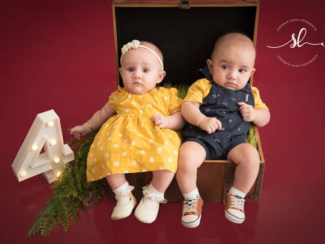 Acompanhamentos de Bruna e Lucas - 4 meses