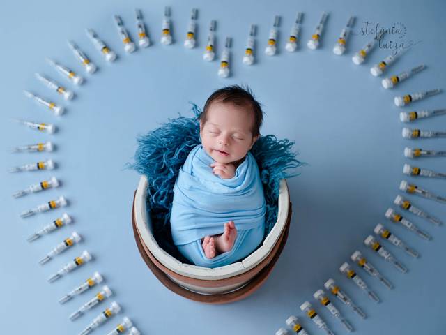 Newborn de Samuel 22 dias