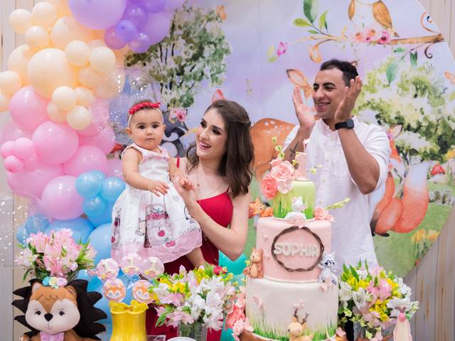 Aniversário Infantil de Sophia 1 ano