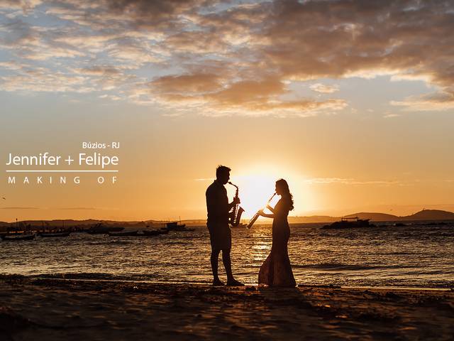 Making Of de Pré Wedding em Búzios
