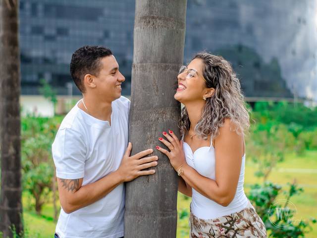 Ensaio de Casal de Thais e Cristiano