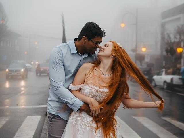 Casais e Casamentos  de Sabrina e Deyviston | Ensaio de Casamento em Gramado