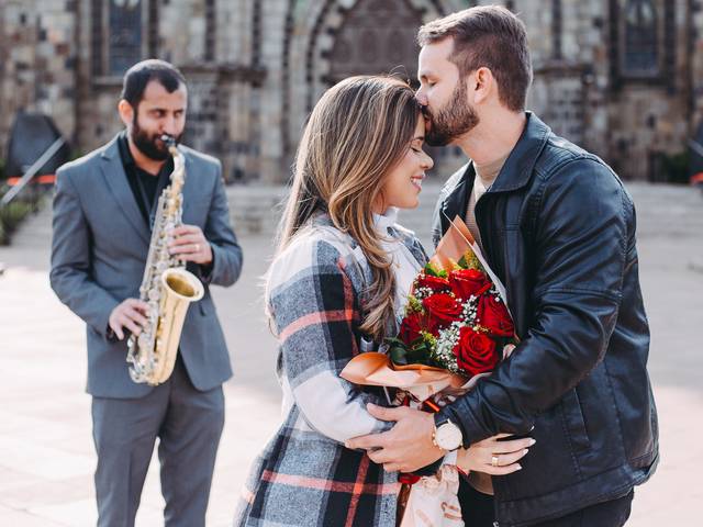 Pedido de Casamento em Canela de Marília e Paulo | Pedido de Casamento Surpresa na Catedral de Pedra em Canela.