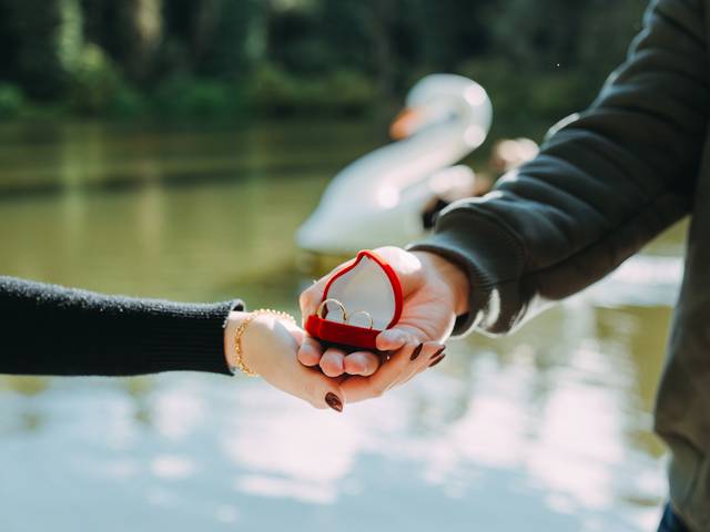 Pedido de Casamento em Gramado de Kamila e Gabriel - Pedido de Casamento em Gramado: Noivado no Lago Negro e Fotos na Fonte do Amor Eterno